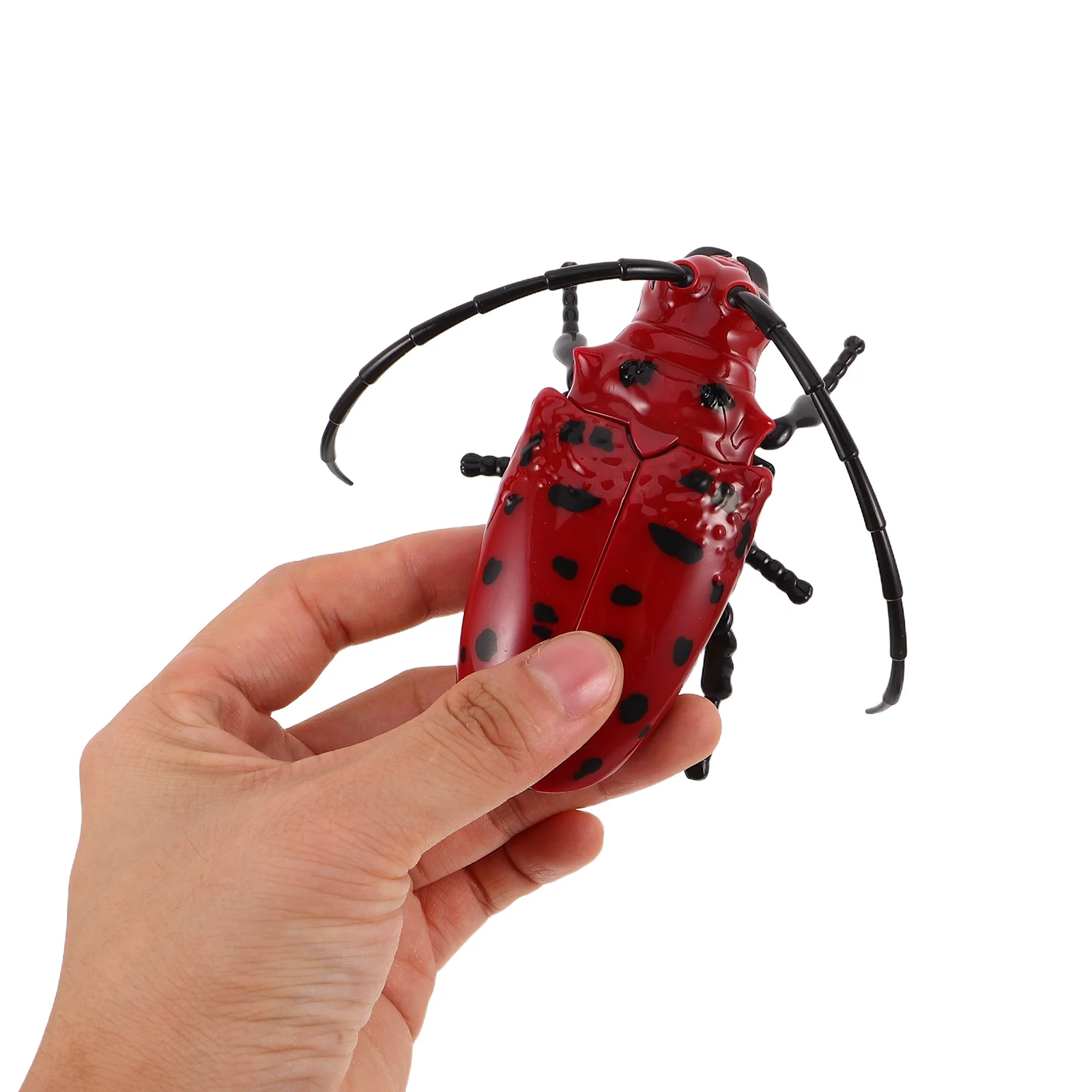 

6Pcs Wind Up Insect Plastic Longicorn Beetle Realistic Clockwork Prank Props Halloween Party Simulation Fake Bugs