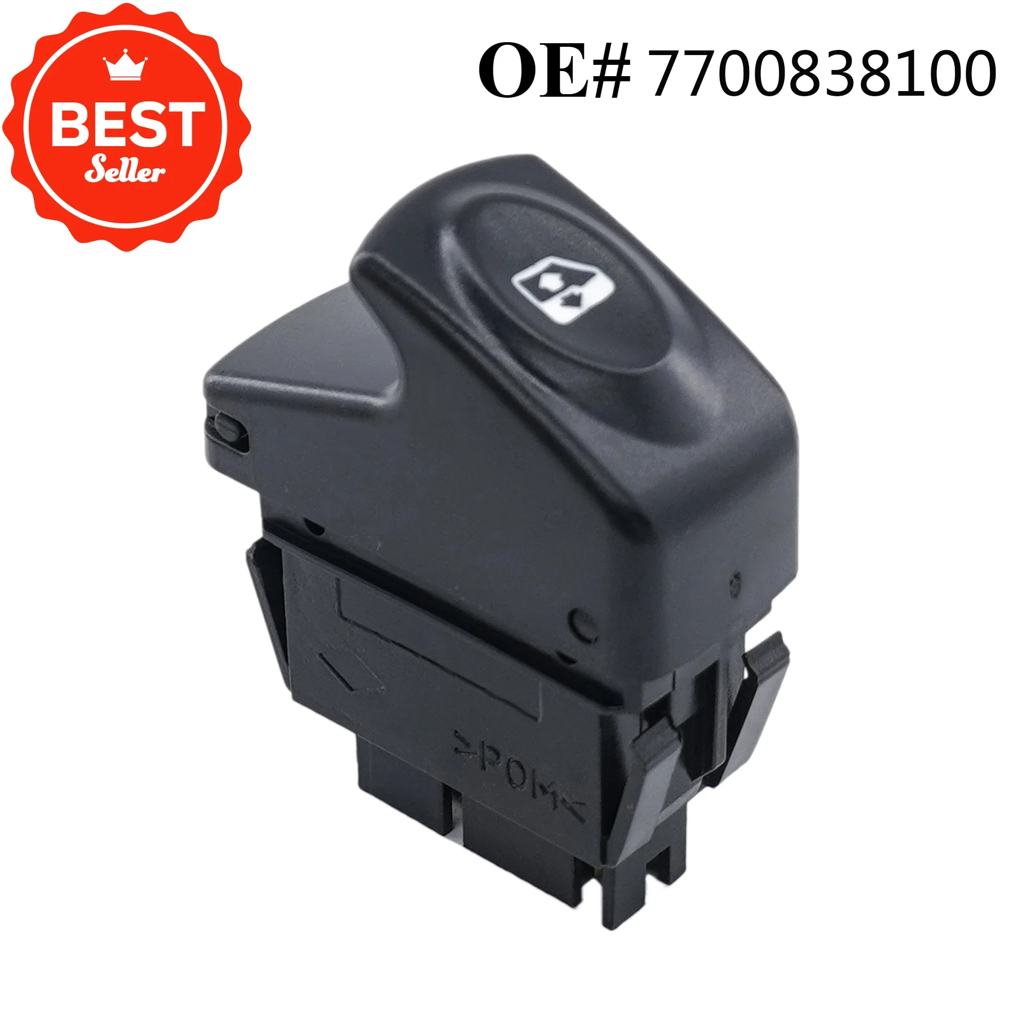 

Power Window Lifter Control Switch Single Button 7700838100 7700838099 For Renault Kangoo KC0 KC1 Megane Clio