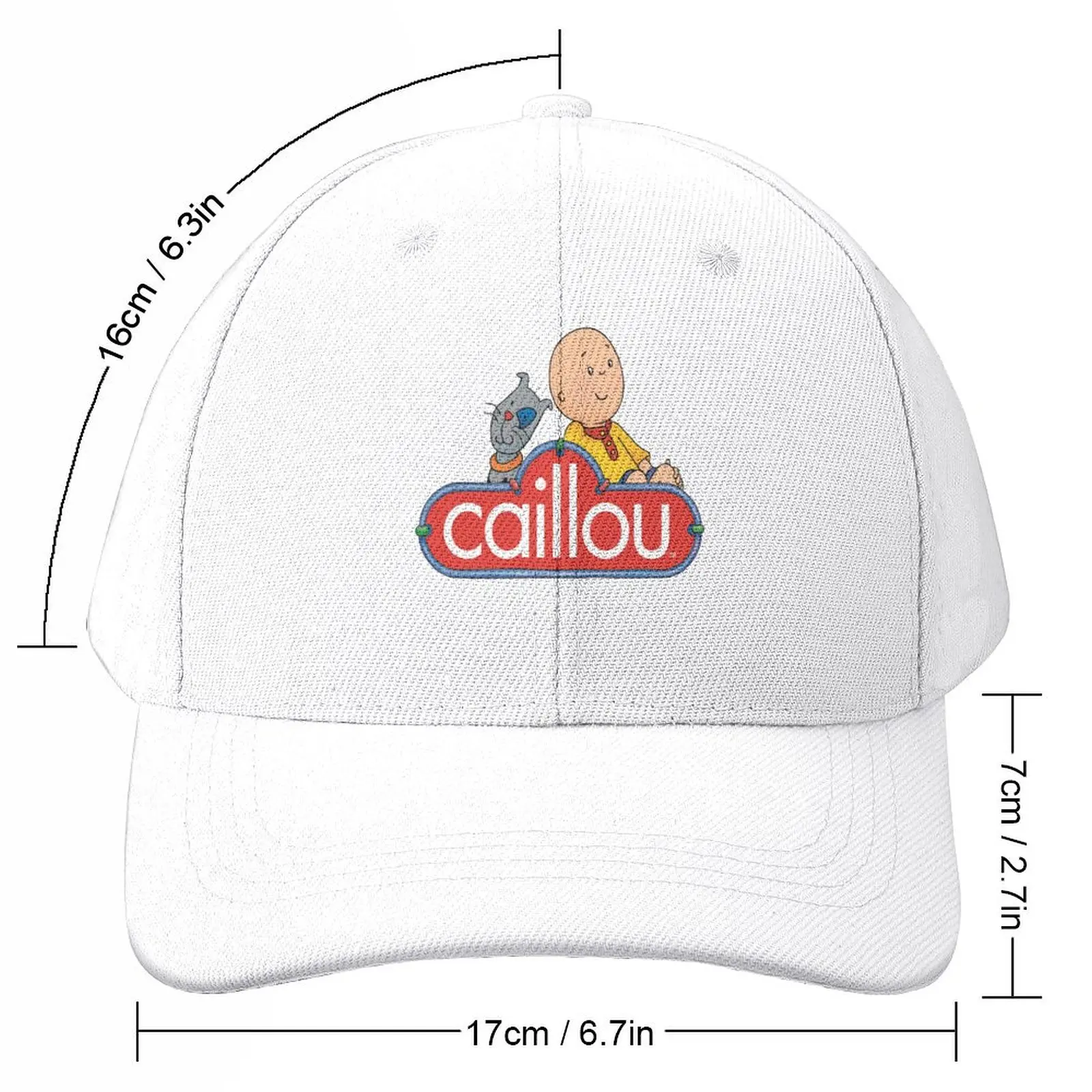 Casquette de baseball pour hommes et femmes, Caillou, Caillou, Chien, Streetwear, Marque de luxe, Chapeau de soleil