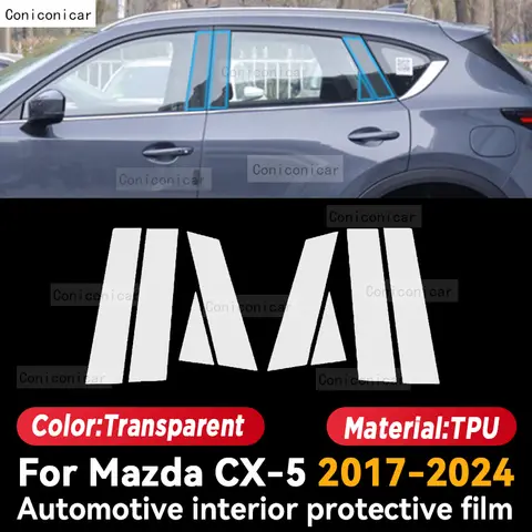 माज़दा CX-5 CX5 2017-2024 2023 कार पैनल फिल्म डैशबोर्ड सुरक्षात्मक स्टिकर इंटीरियर एंटी-स्क्रैच फिल्म सहायक उपकरण के लिए 10 best sales माज़दा CX5 2018 सहायक उपकरण - №10