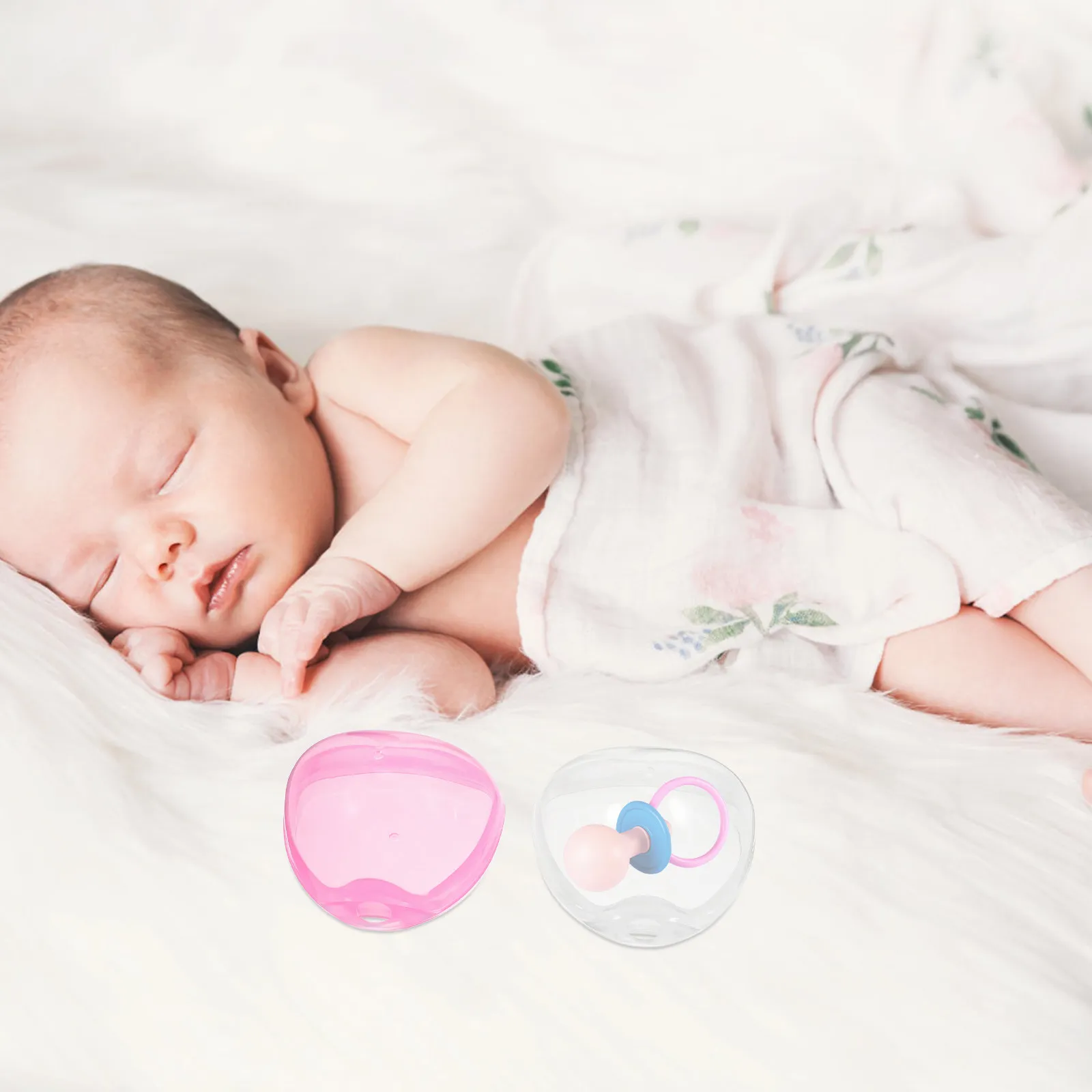 4Pcs Baby Pacifier Case Portable Holder Box Travel Storage Container Clean Convenient Musthave Pacifier Holder Case