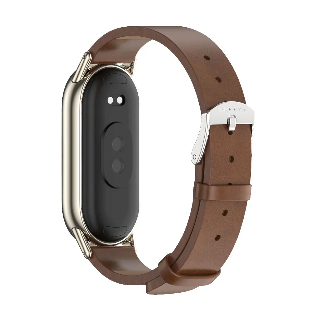 Bracelet de rechange en cuir pour Xiaomi Mi Band 8, bracelet de montre, bracelet intelligent, version NDavid