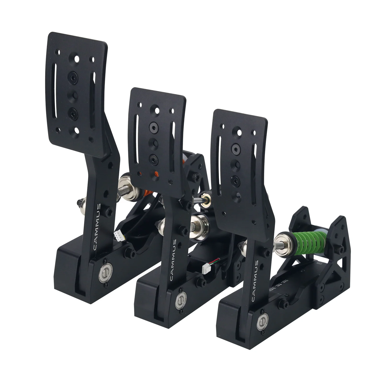 CAMMUS C12 300 mm/11,8 Zoll Direktantrieb-Lenkrad-Gaming-Radsimulator mit LC100 3-Pedal-Set