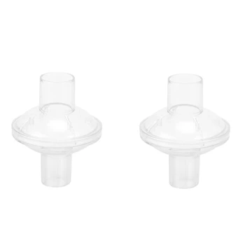 호흡 마스크용 필터 수면 무호흡증 코골이 CPAP 박테리아 바이러스 튜브 호스 기계 액세서리, 2 개