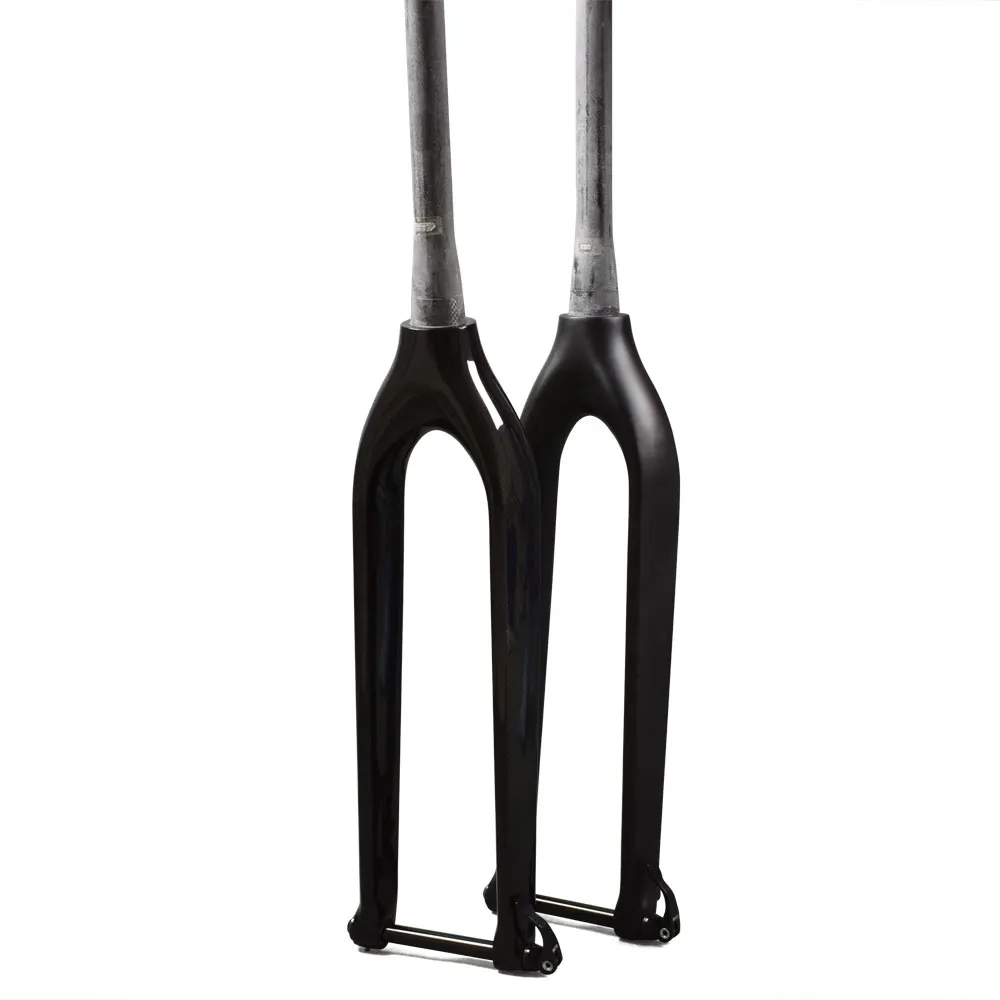

Airwolf Carbon MTB Fork 29er Tapered Axle 100*15 Mountain Bike Carbon Rigid Forks outer cable routing