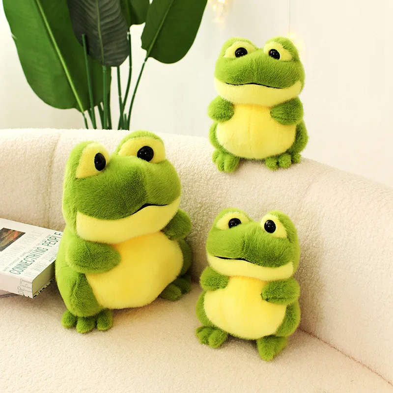 

20/30cm Kawaii Cartoon Simulation Anime Frog Stuffed Animal Plush Toy Children's Lovely Frog Festival Gift Handmade Doll