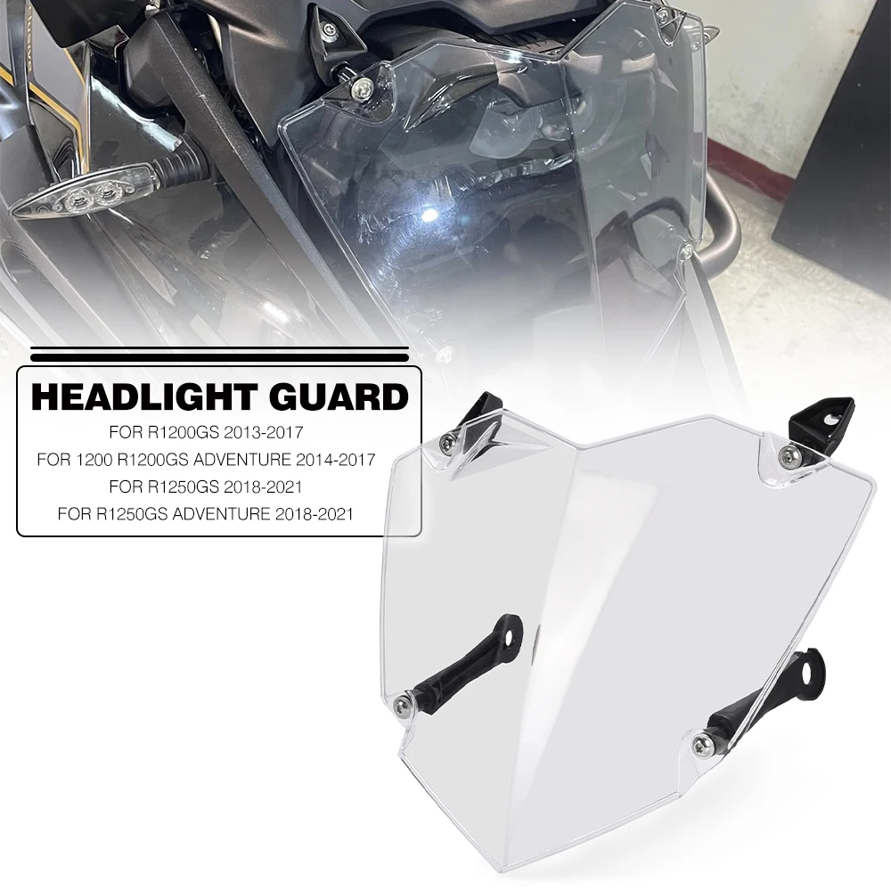 

For BMW R1250GS Adventure/ADV 2018 2019 2020 2021 R 1250GSA Motorcycle Headlight Guard Protector Lens Cover Head Light Protector