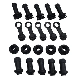 Motorcycle Scooter Brake Upper Lower Pump Caliper Shock Absorber Sleeve Dust Covers Disc Waterproof Rubber Caps