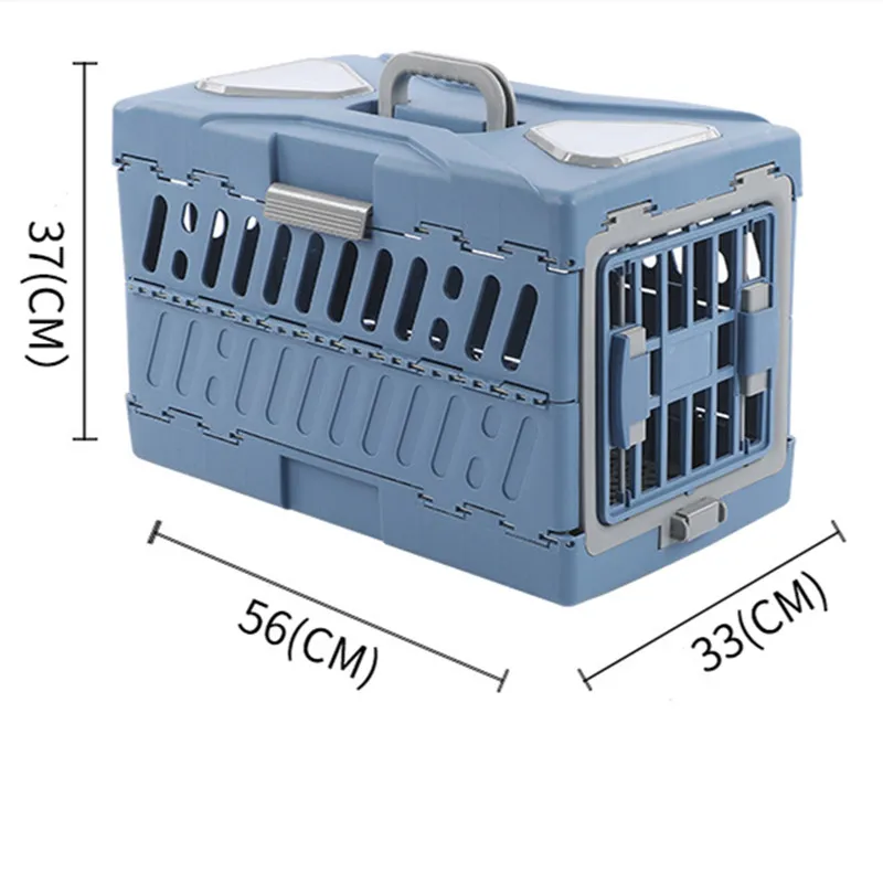Boîte d'enregistrement portable pour animaux de compagnie, étui de vol pliable, chenil respirant, fournitures pour animaux de compagnie, voiture, chats, sortie