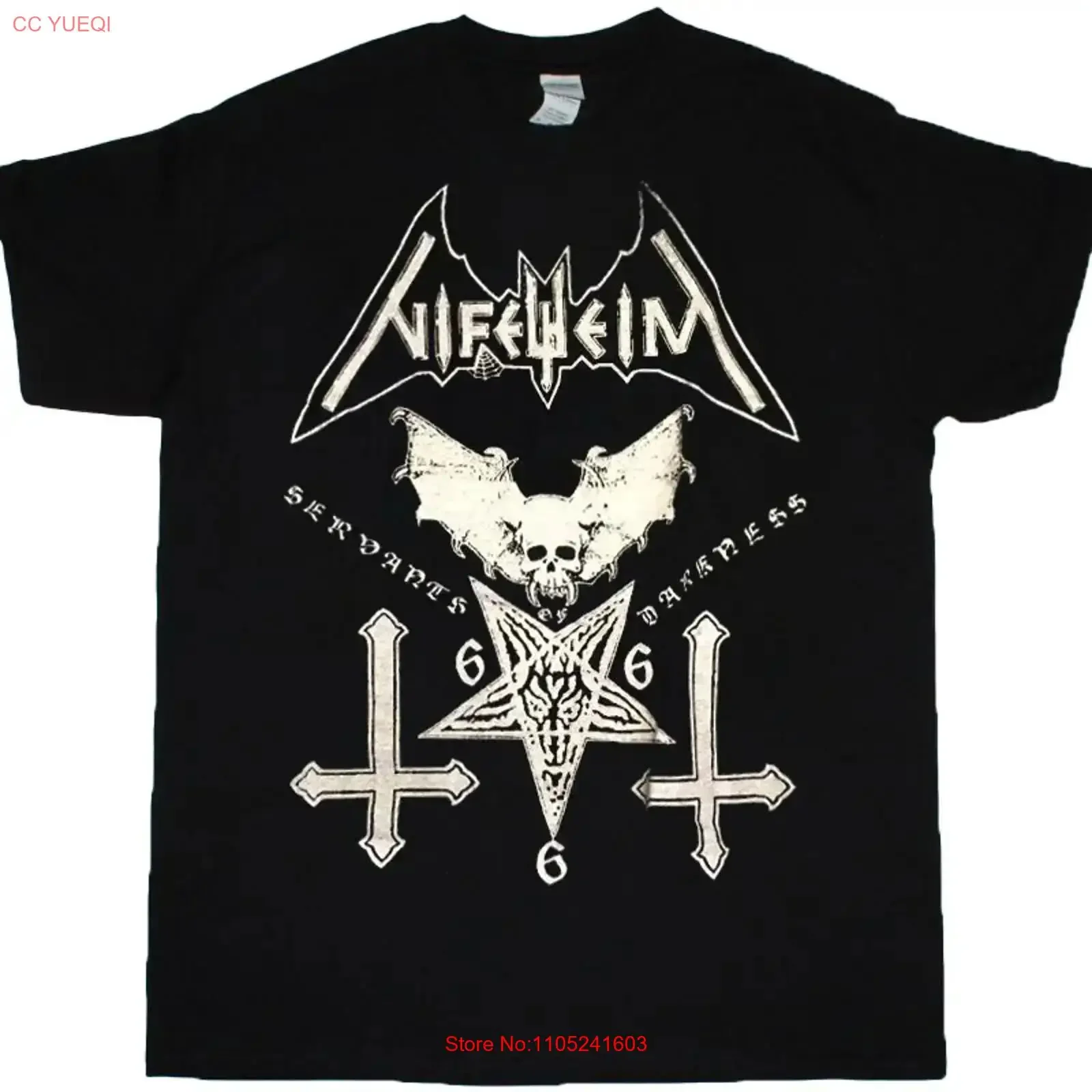 Nifelheim Servants Of Darkness T Shirt Rock Band S To 5XL vintage Washed homme fashion Slightly streetwear Unisex