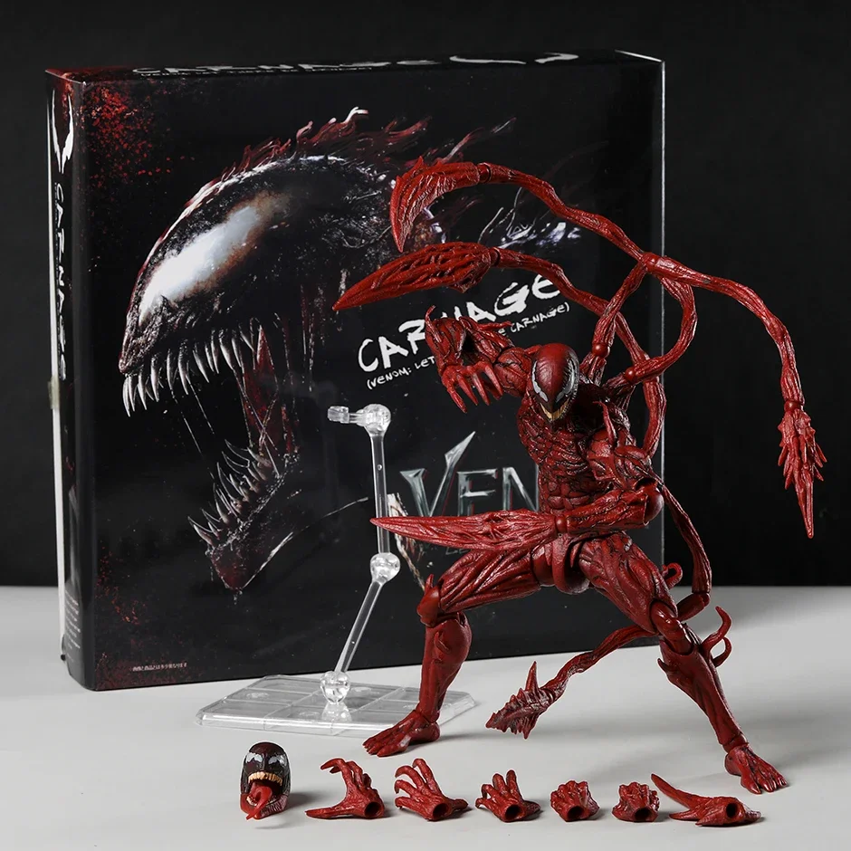 SHF Carnage - (Venom: Let There Be Carnage) 1:12 Action Figure Model Doll Toy Collectible For Gift