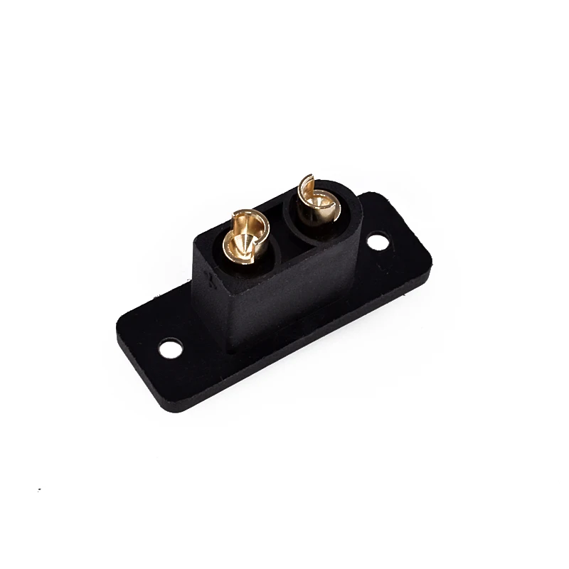 XT90E-M Male Head with Fixed Hole High Current Aircraft Model ESC Battery Connector Gold-plated Plug Battery Interface