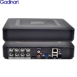 Gadinan-grabador de vídeo híbrido 5 en 1 para cámara, dispositivo de seguridad CCTV de 5MP, 4 canales, 8 canales, AHD/DVR/XVI, 5M-N, H.265 +/H.264, para AHD, TVI, CVI, IP