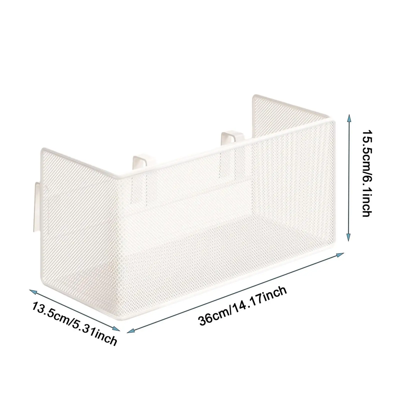 Under Desk Storage Basket Simple Organizer Bin for Dining Room Handbag Books