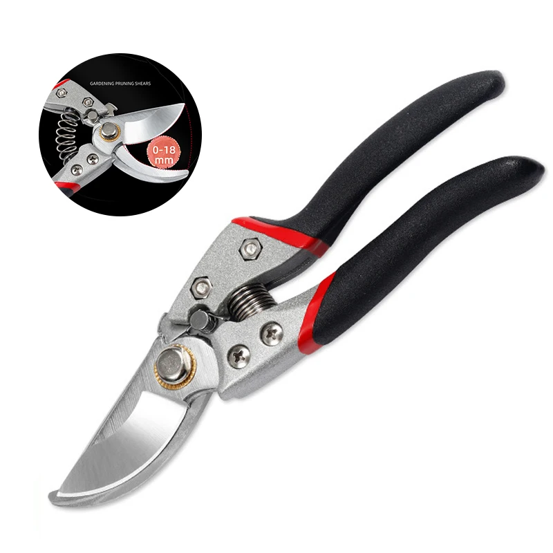 

High Quality Aluminum Alloy Handle Garden Pruner Cutting Pruning Shears Bypass Pruner Secateurs Pruning Scissors