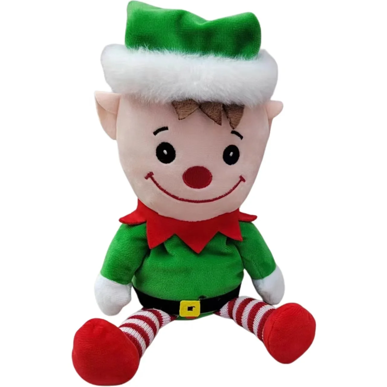 Navidad Santa Claus cantando hablando Santa juguetes de peluche repetir lo que te dijo divertidos juguetes electrónicos regalo de Navidad para niños