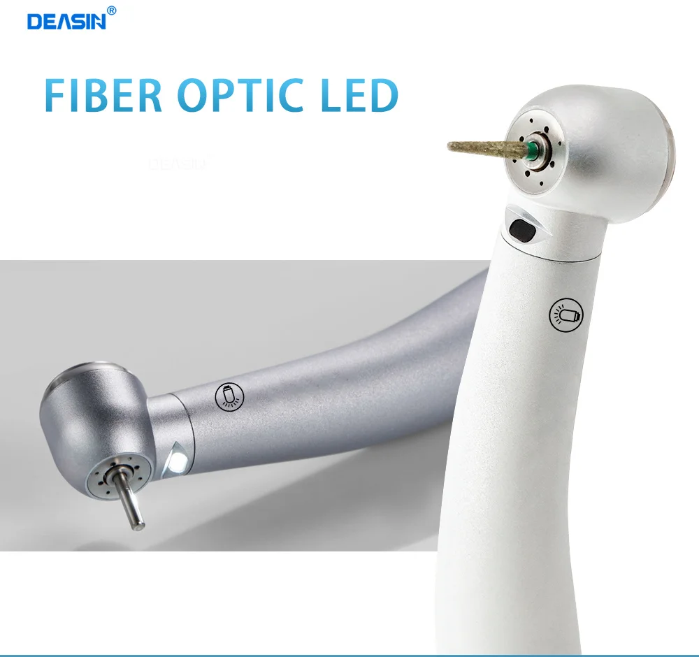 Dentist 6 Hole Fiber Optic LED High Speed Air Turbine Handpiec Handpiece Compatible for KaVo Quick Coupling Super Powerful Tool