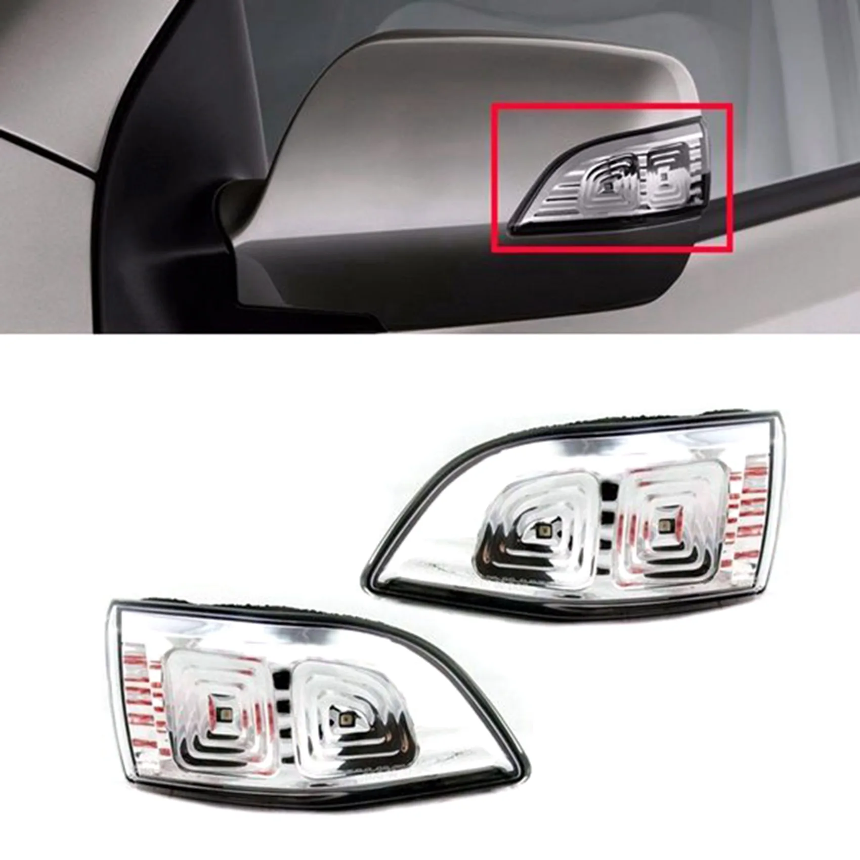 LED Mirror Repeater Lamp Assy Side Mirror Turn Signal Lamp LH RH for Kia Sedona 2011-2014 876144D000