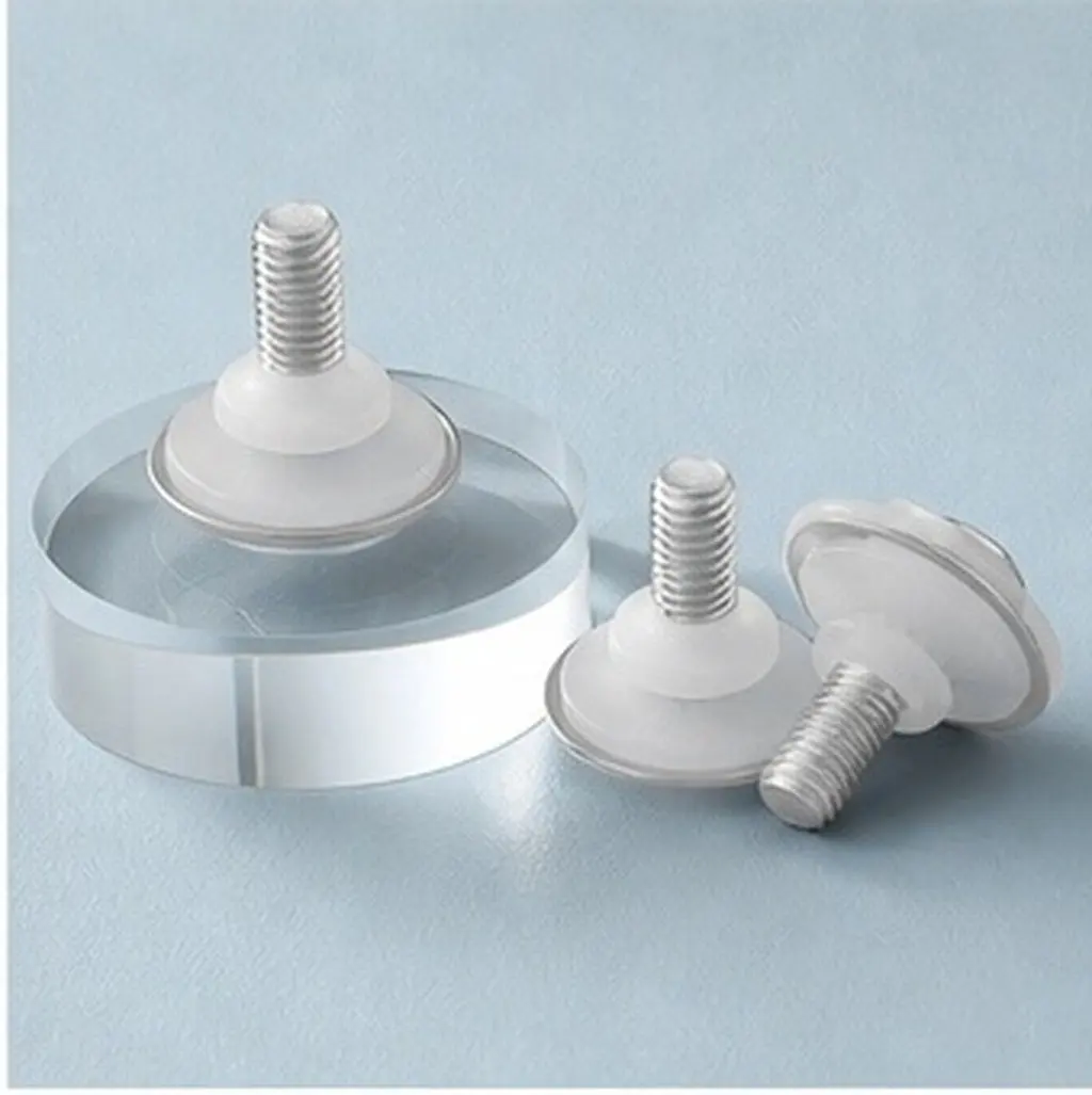 20Set Universal Pot Lid Handle Screws M5x12mm Stainless Steel Silicone Gasket Pot Lid Knob Fasteners Kitchen Cookware