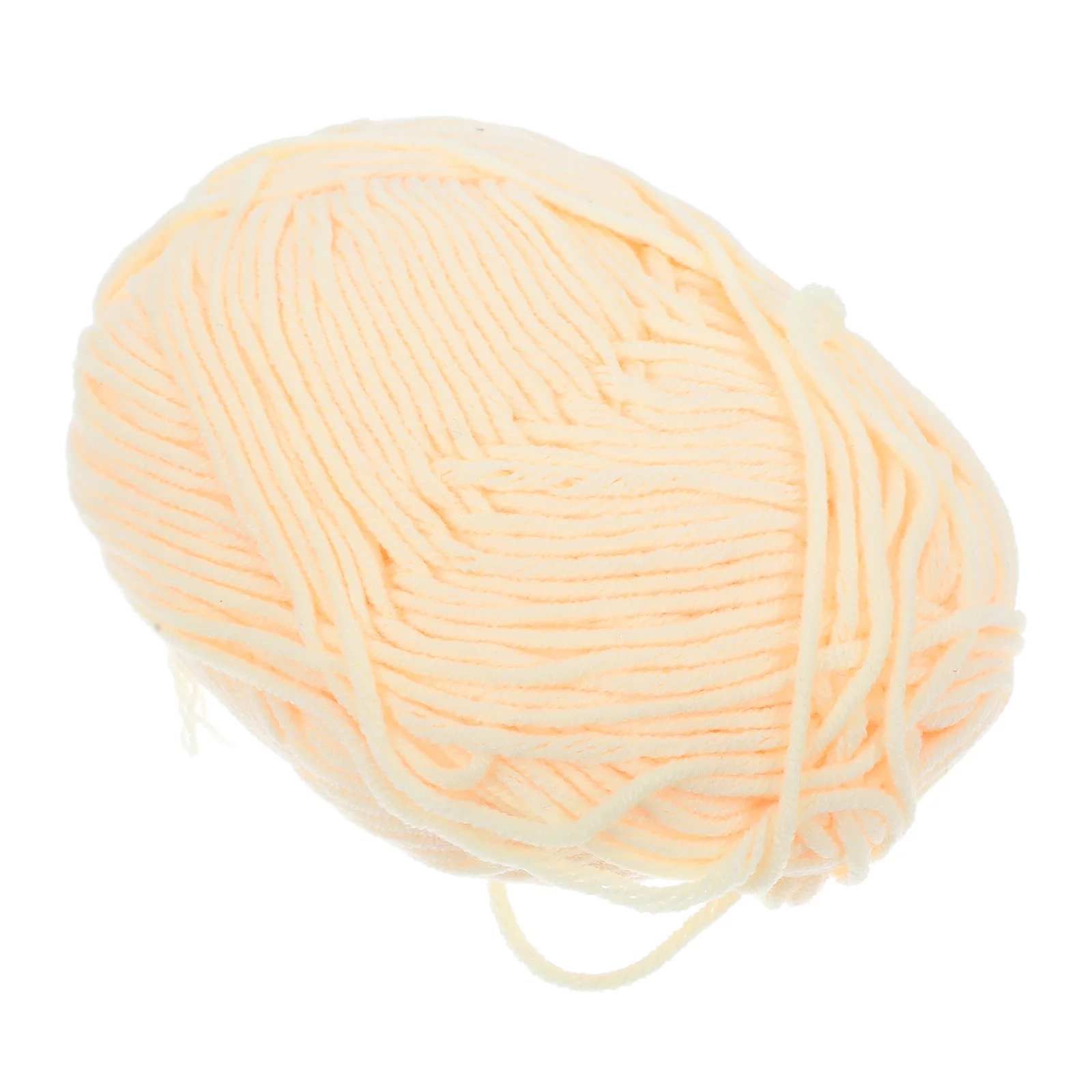 

50g Milk Cotton Yarn Chunky Warm for Crochet Knitting Sweaters Hats Scarves Beige Yellow DIY Soft Comfortable Milk Cotton Yarn