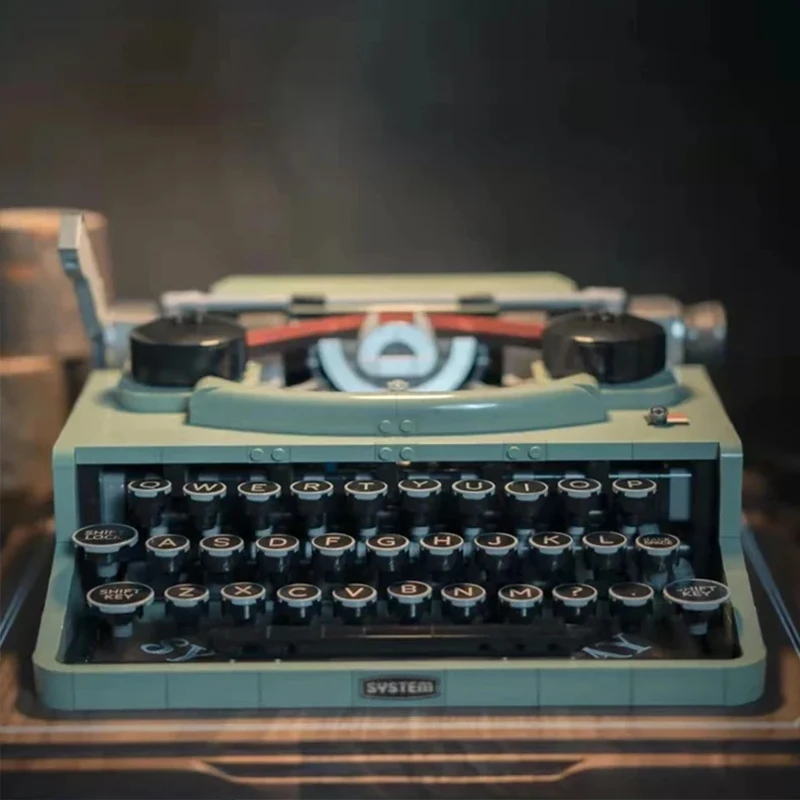 

Ideas 21327 Typewriter Building Blocks Set for Adults Collectible Retro Display Model Toys Unique Children Gifts Home Decoration