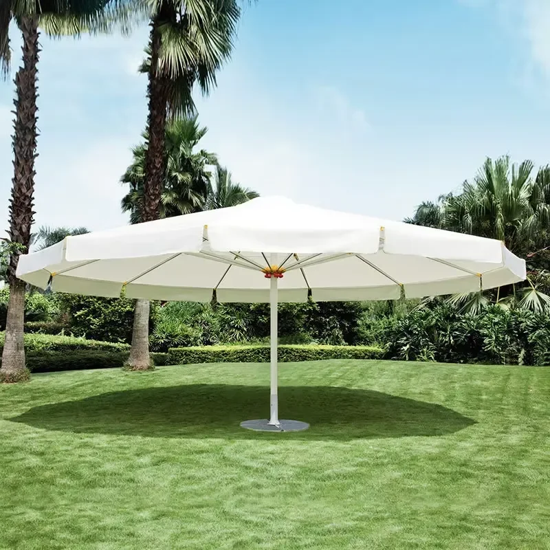 High Quality Modern Fiberglass Outdoor Patio Garden Umbrella for Hotel Dining & Park Use Large Sizes (4m-7m) Full Color