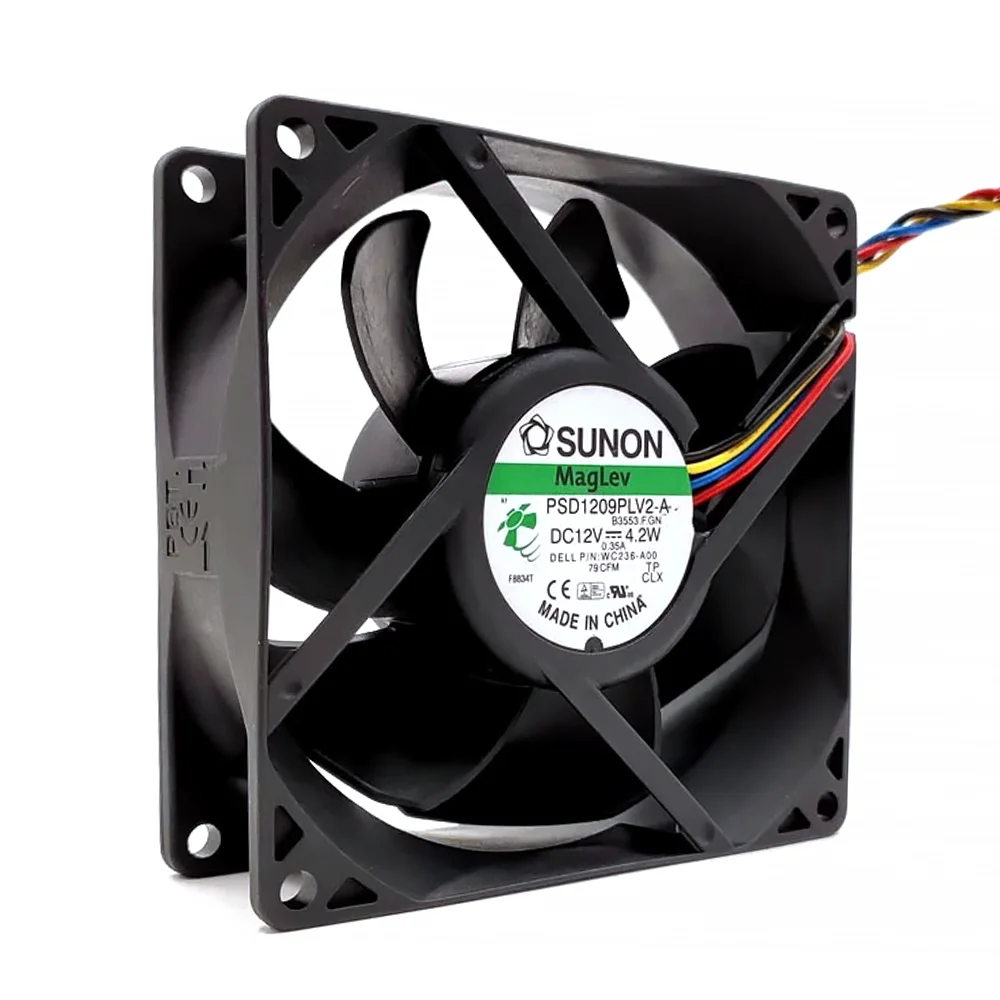 

Original approved PSD1209PLV2-A 12V 4.2w 9032 9cm Dell server cooling fan