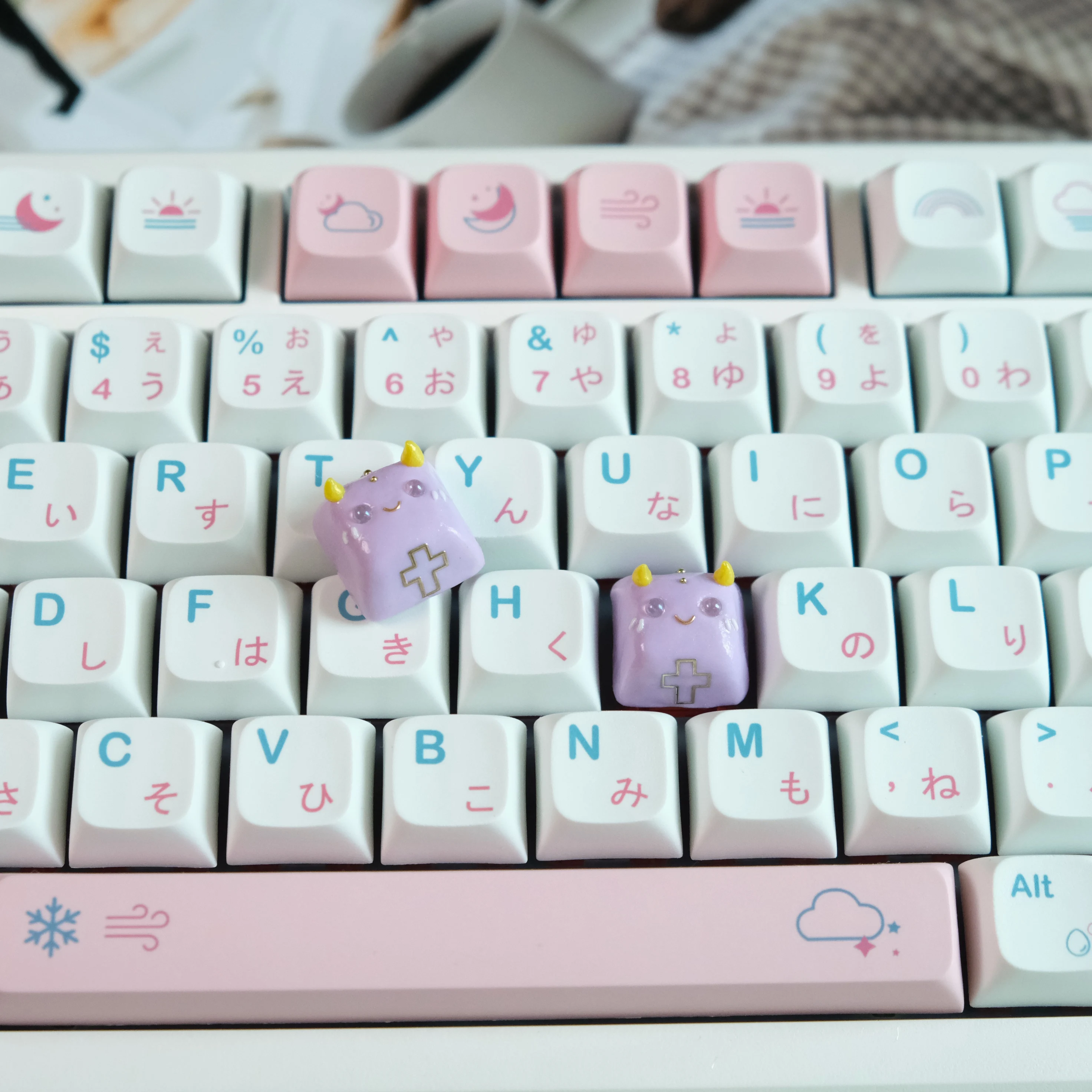 Esc Gebed Keycap Leuke Papegaai Gepersonaliseerde Handgemaakte Keycap Creatieve Gift Geschikt Voor Mechanische Toetsenbord