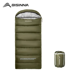 BISINNA Camping Sleeping Bag Lightweight Warm Envelope Backpacking Adult Sleeping Bag for Outdoor Travel Hiking