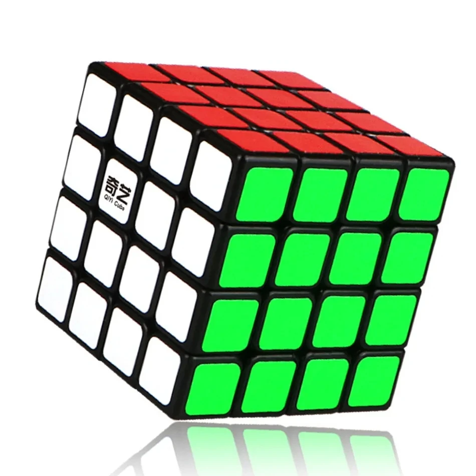 QiYi Yuan S 4x4 Speed Cube 4x4x4 Puzzle Speed Magic Cube 4Layers Speed Cube Profesjonalna zabawka logiczna dla dzieci Prezent dla dzieci