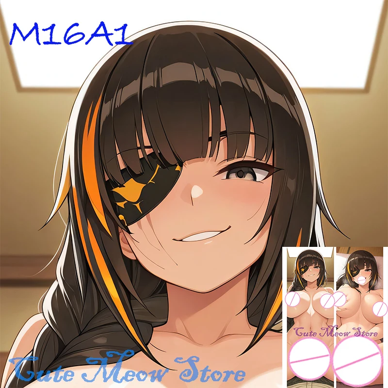 

Dakimakura anime M16A1 Double-sided Print Life-size body pillows cover Adult pillowcase Customizable