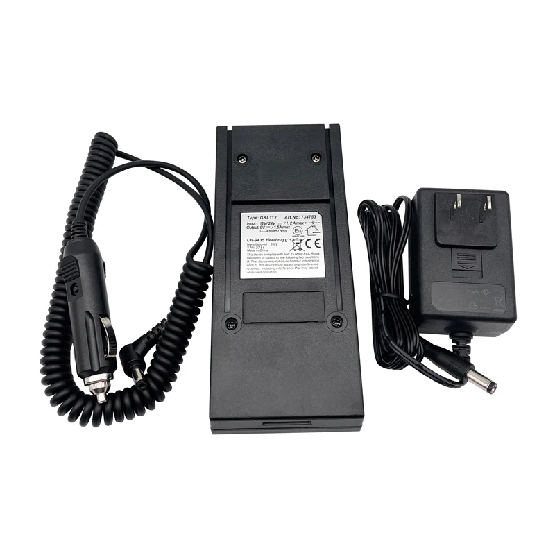 GKL112 Charger For Leica Total Station GEB121 GEB111 TC402 TC802 Battery Replacement Charge Dock UK US EU Plug