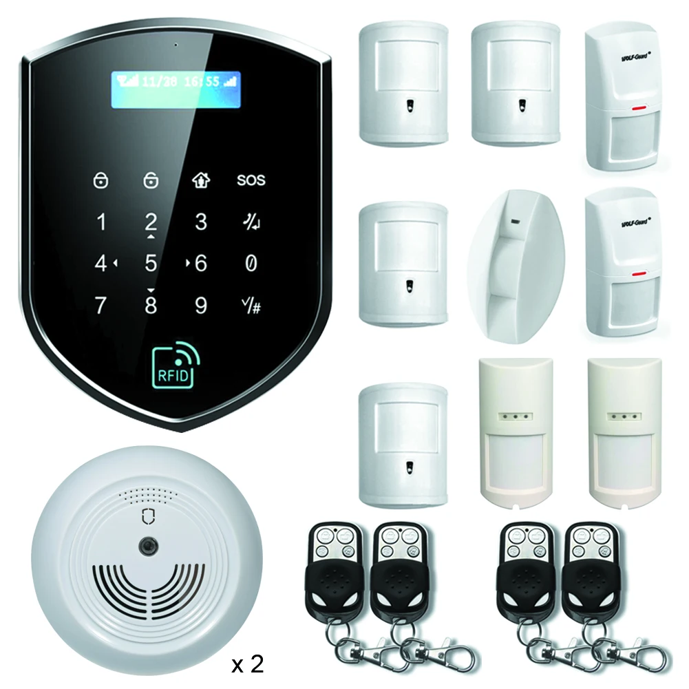 4G+WIFI GSM  SmartLife Alarm  home Security  wireless Home alarmas para casa burglar security system