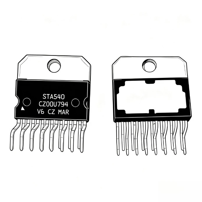 5pcs/Lot Brand New Original STA540 ZIP15 Audio Amplifier IC ZIP-15