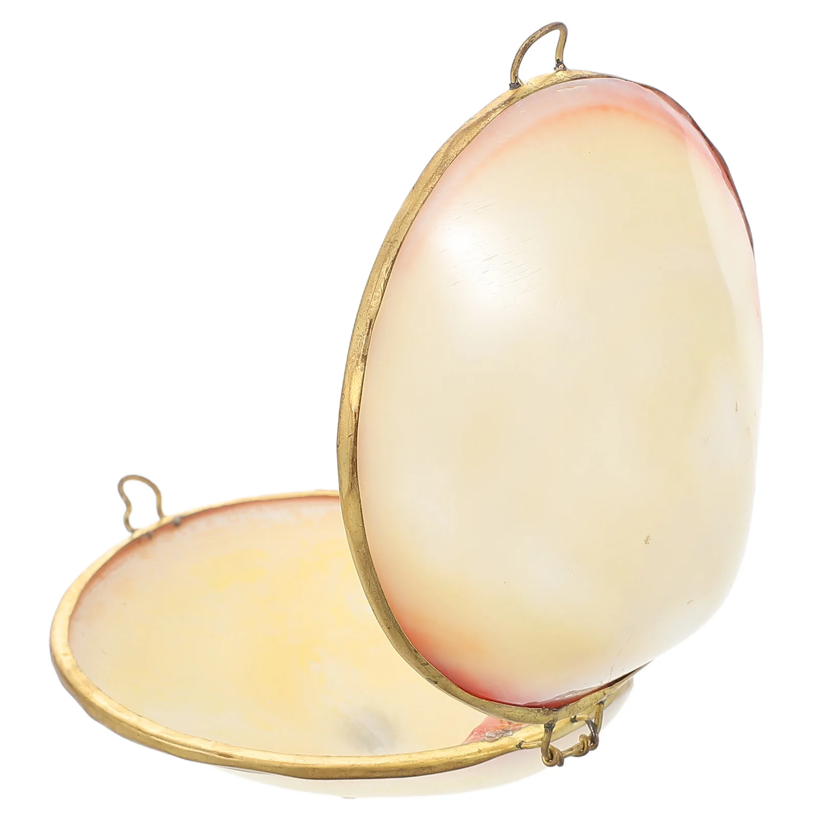 Seashell Jewelry Holder Natural Portable Ring Earring Necklace Organizer Travel Jewelry Storage Trinket Box Seashell Ring Holder