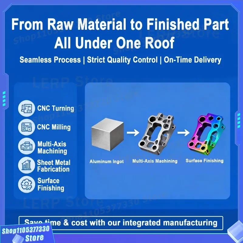 CNC Machined Parts High Precision for Robotics Automation Industrial Components Custom Metal Fabrication Service Accurate