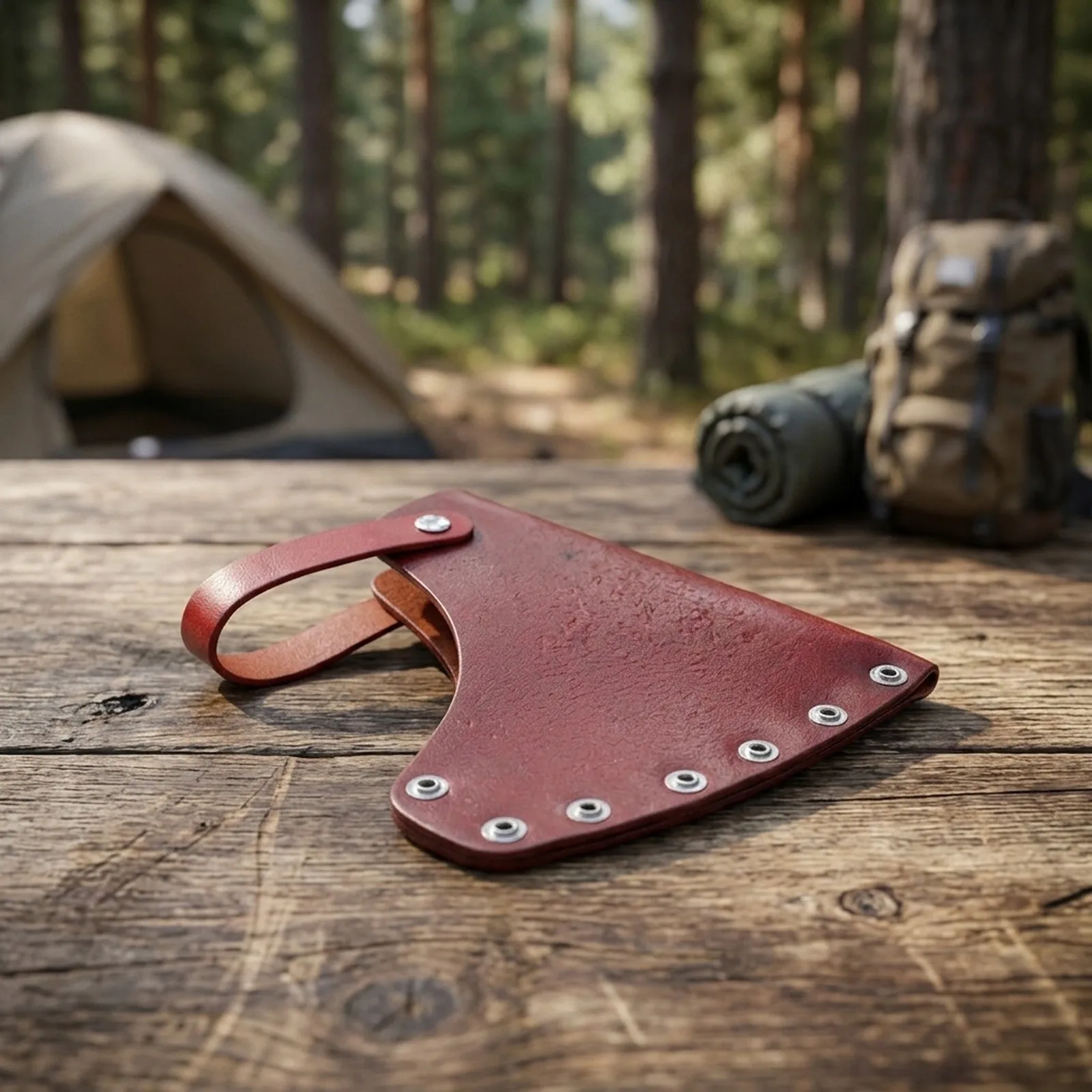 Hatchet Cover Leather Axe Sheath Meticulously Finished Edges Secure Attachment Compact Leather Sheath For Axes