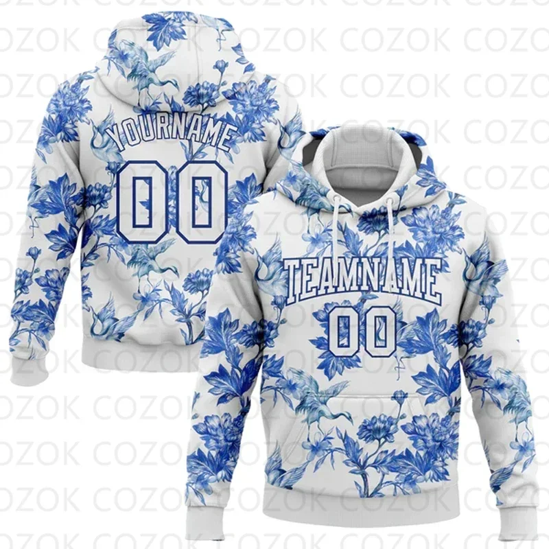 

Customized Hoodie Crane pattern Color Jersey 3D Printed Unisex Pullovers Hoodie Casual Sweatshirts