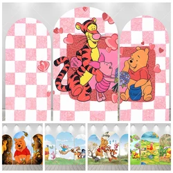 Disney Winnie the Pooh Tigger Kids Birthday Gift Party Cartoon Arch Backdrop Custom Girl Boys Room Photo Poster Decor Background