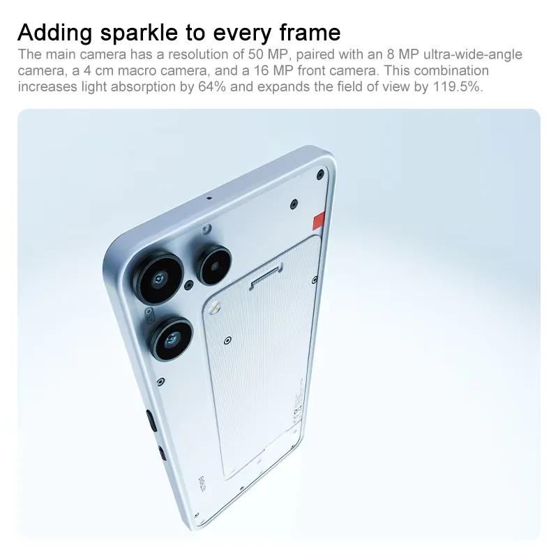 Nothing Phone (3a) lite Global Version MediaTek Dimensity 7300 Pro5G 6.77 AMOLED 120Hz 5000mAh 50MP Camare 8