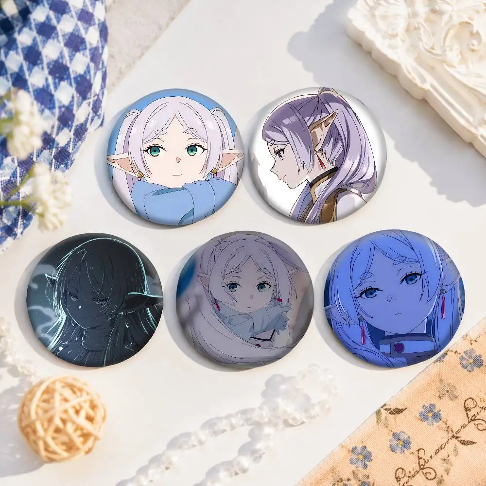 A-Frieren Beyond Journey's End Frieren Pins, Cartoon Brooches, Badge Gifts, Clothing, Backpacks, Stationery, Accessories
