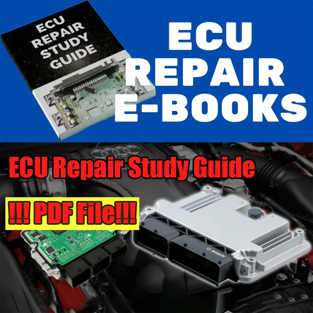 ECU Repair E-Books Fullset Study Guide PDF File 5pcs ECU Modules Reprogramming Course for Workshop Car Truck Diagnostic Helper