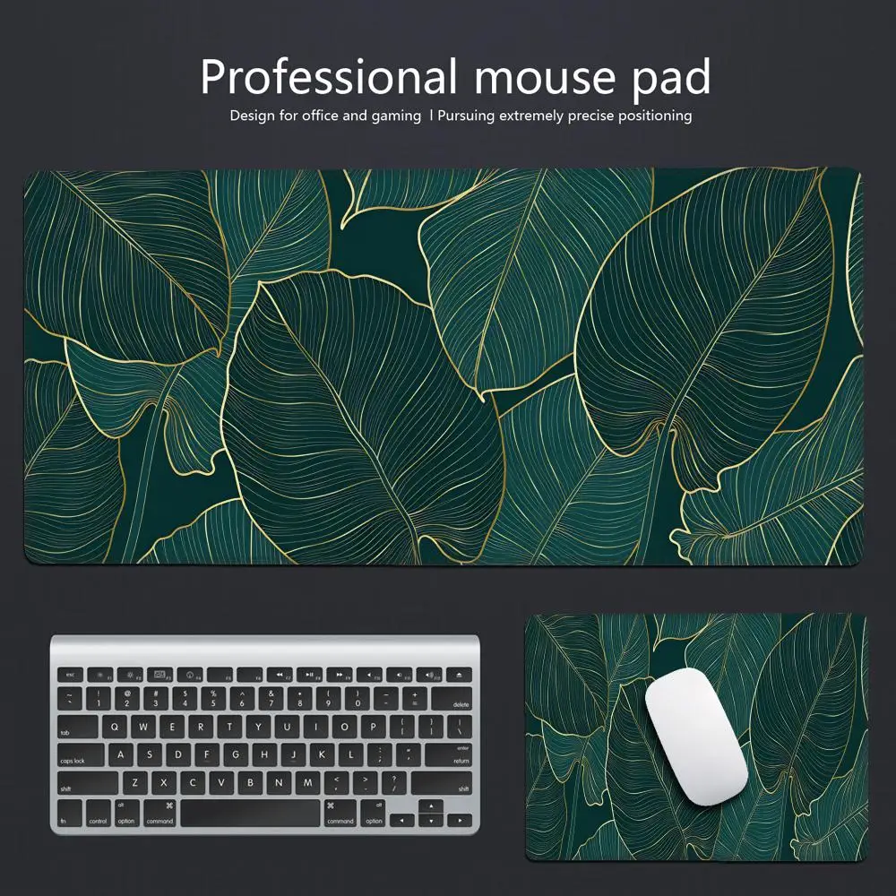 

HYBXAXC Large Keyboard Table Mats Mouse Pad Locking Edge Gabinete Mausepad Computer Mat Geometric Art Gaming Accessories Rug ﻿