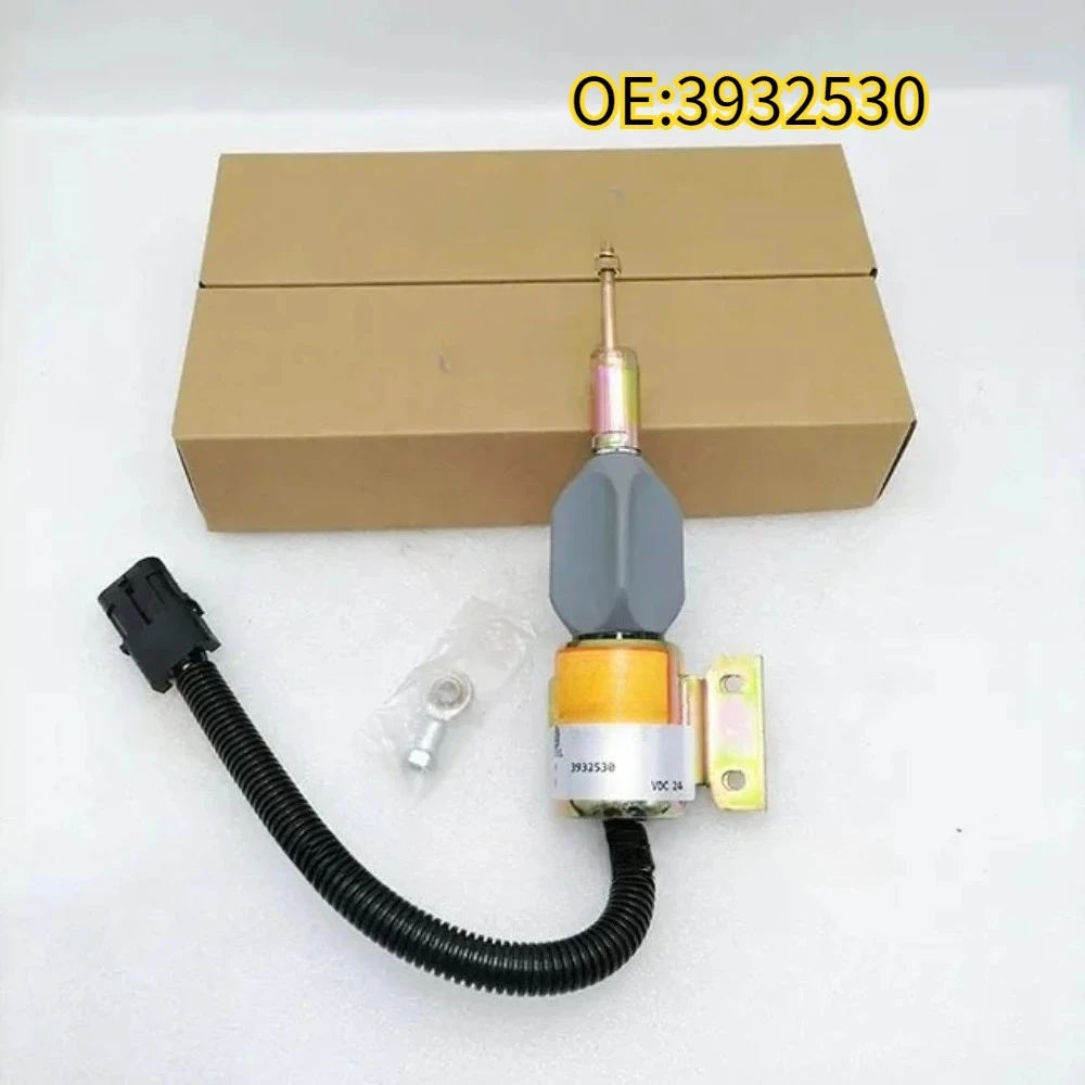 

High quality New For 3932530 Diesel Engine Shut Off Solenoid 24V SA-4756-24