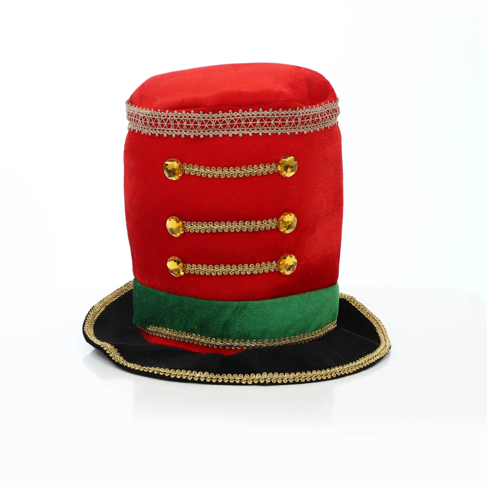 

Винтажный цирковой цилиндр для взрослых с регулируемым ремешком и классическим дизайном для костюмированных вечеринок на Хэллоуин, аксессуары для сценического шоу