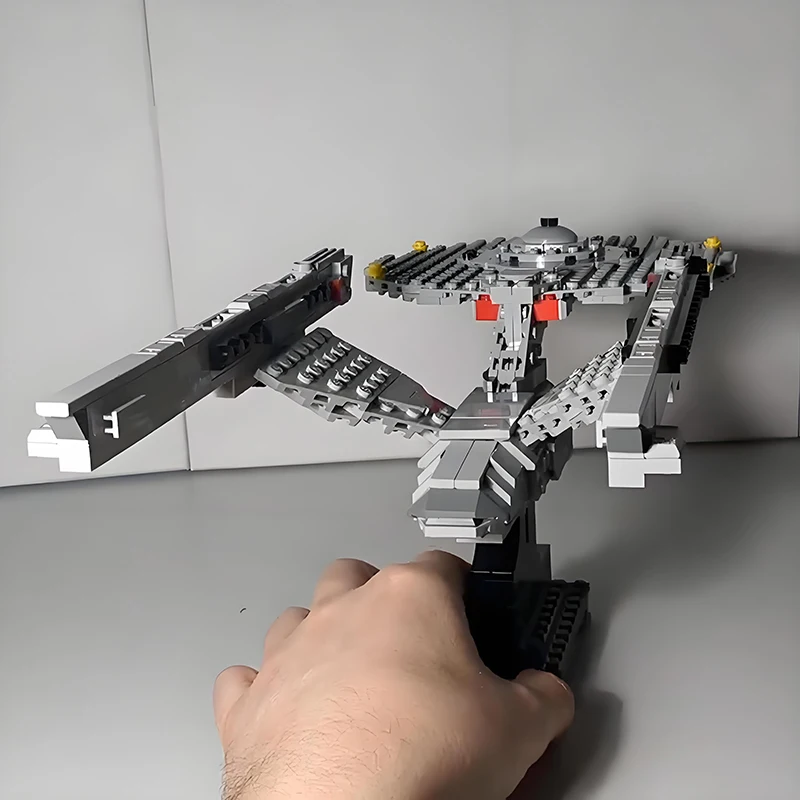 NIEUWE 535PCS MOC Grondwet Klasse Starship Enterprise Een Ruimte Trek Schip Bouwstenen Set DIY Bricks Collectie Speelgoed Geschenken