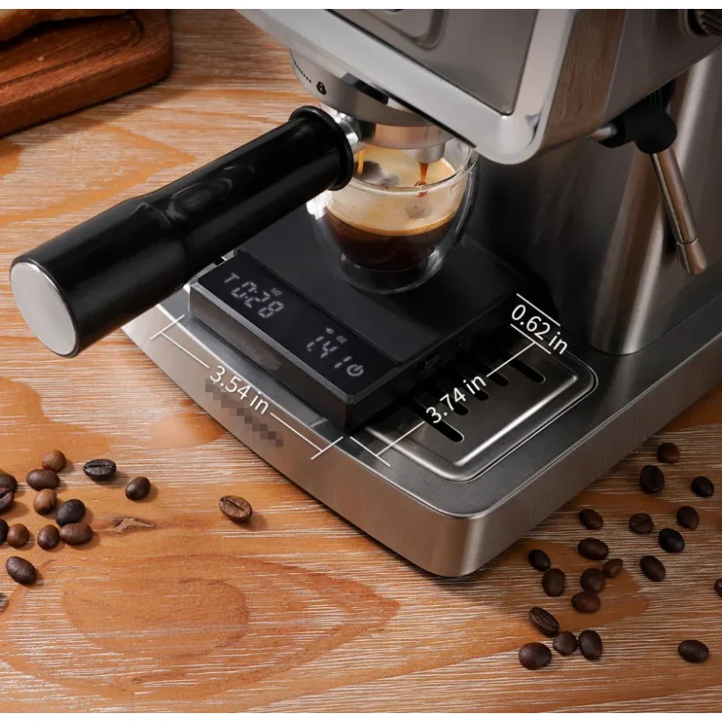 Mini Waterproof Digital Coffee Scale With Chronograph High Precision Gram Weight Electronic Kitchen Scale For Home Italian Coffe