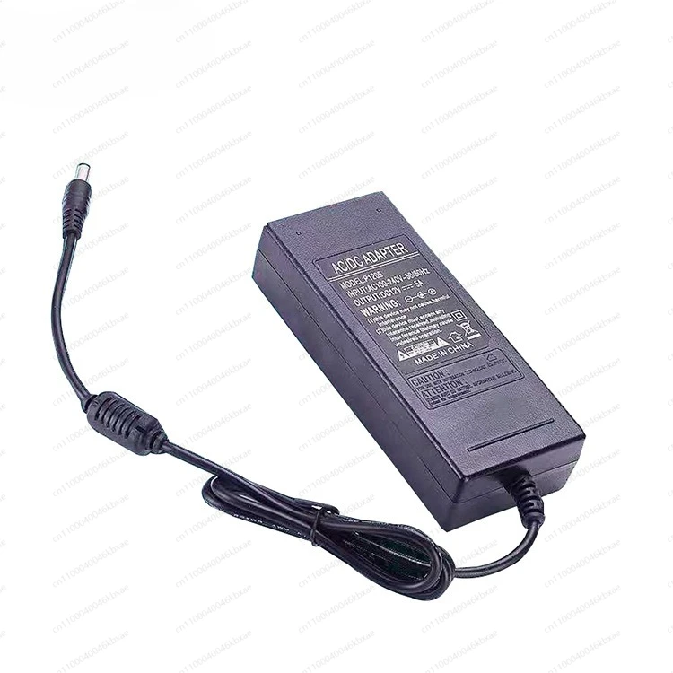 

Блок питания для мониторинга Блок питания видеорегистратора, Adachi Foot Flow DC12V5A Пластиковый корпус 5A