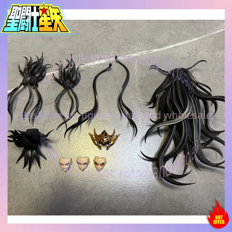

Saint Seiya Myth Cloth EX Head Carving/3 Faces+Hair Ophiuchus Odysseus 13th Gold Lost Canvas/LC ND Knights of the Zodiac Figure