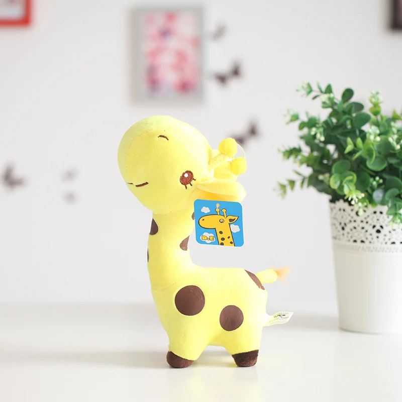 New Giraffe Der Soft Plush Toy Animal Dolls Stuffed kawaii Deer Toys Birthday Party Gift